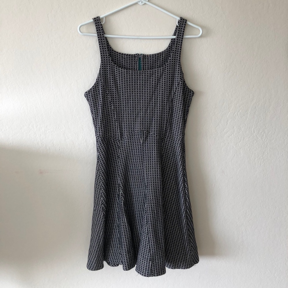 Anthropologie Bordeaux Dress Tanith Skater Dress